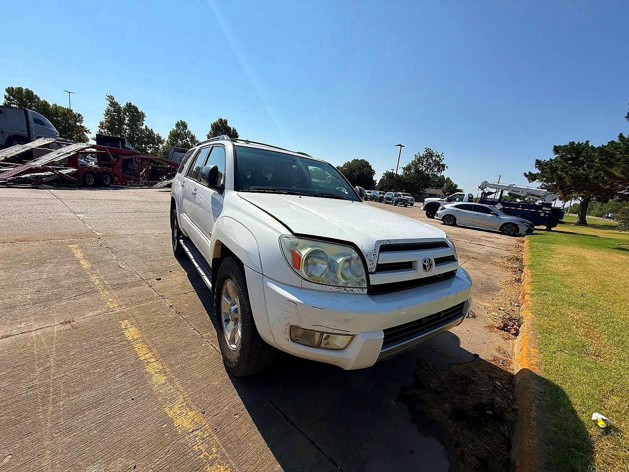 2003 Toyota 4runner Sr5 White vin: JTEZU14R538007490
