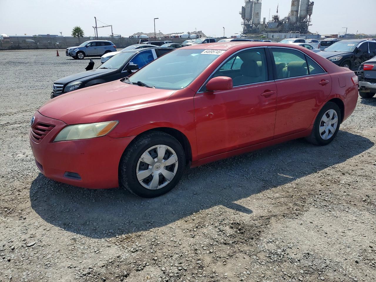 2007 Toyota Camry Le Красный vin: 4T1BE46K17U013753