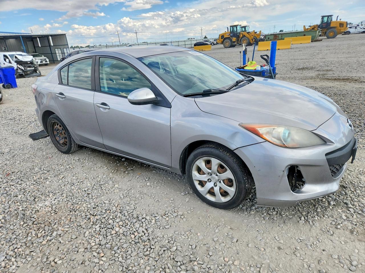 2013 Mazda 3 I Silver vin: JM1BL1U7XD1813066