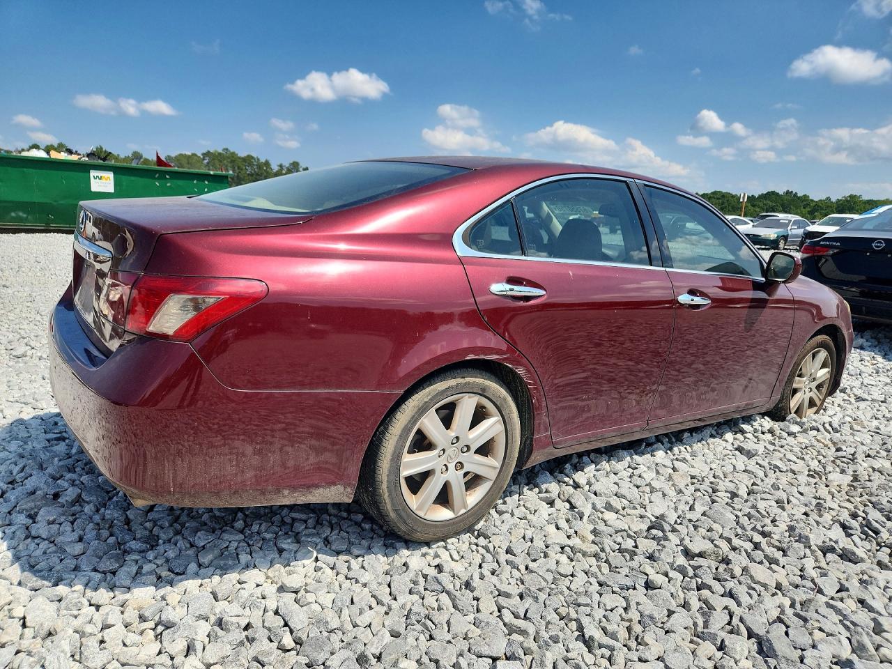 2007 Lexus Es 350 Maroon vin: JTHBJ46G772020258