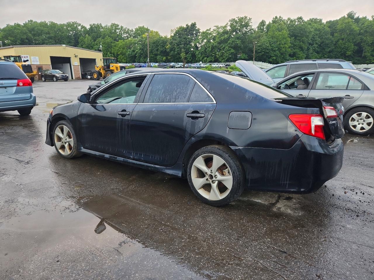 2012 Toyota Camry Se V6 Black vin: 4T1BK1FK5CU008492