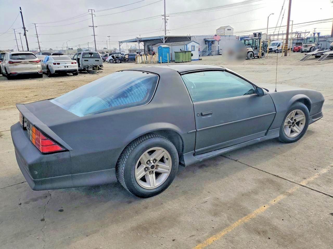 1991 Chevrolet Camaro Rs Black vin: 1G1FP23E6ML116289