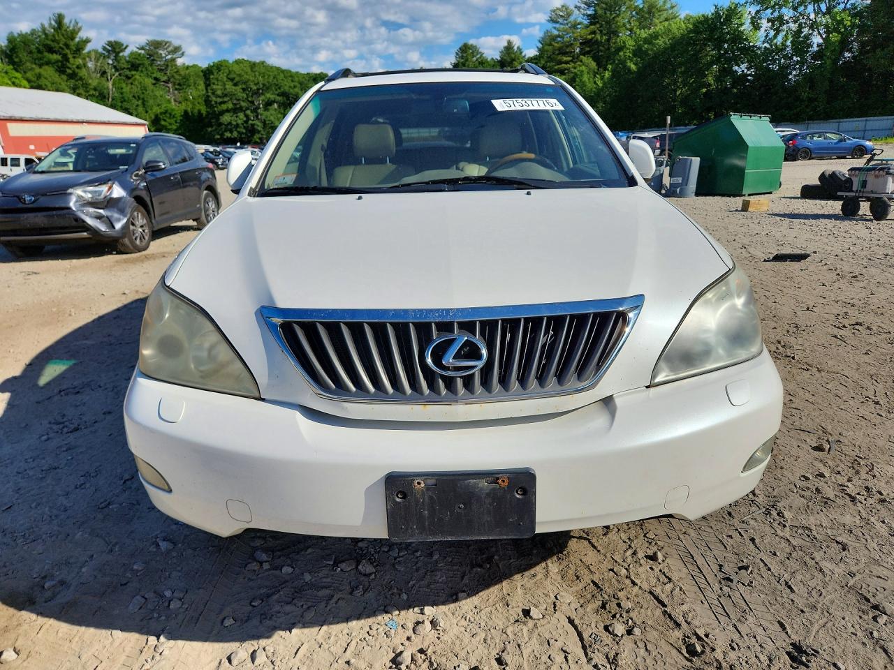 2008 Lexus Rx 350 White vin: 2T2HK31U98C094845