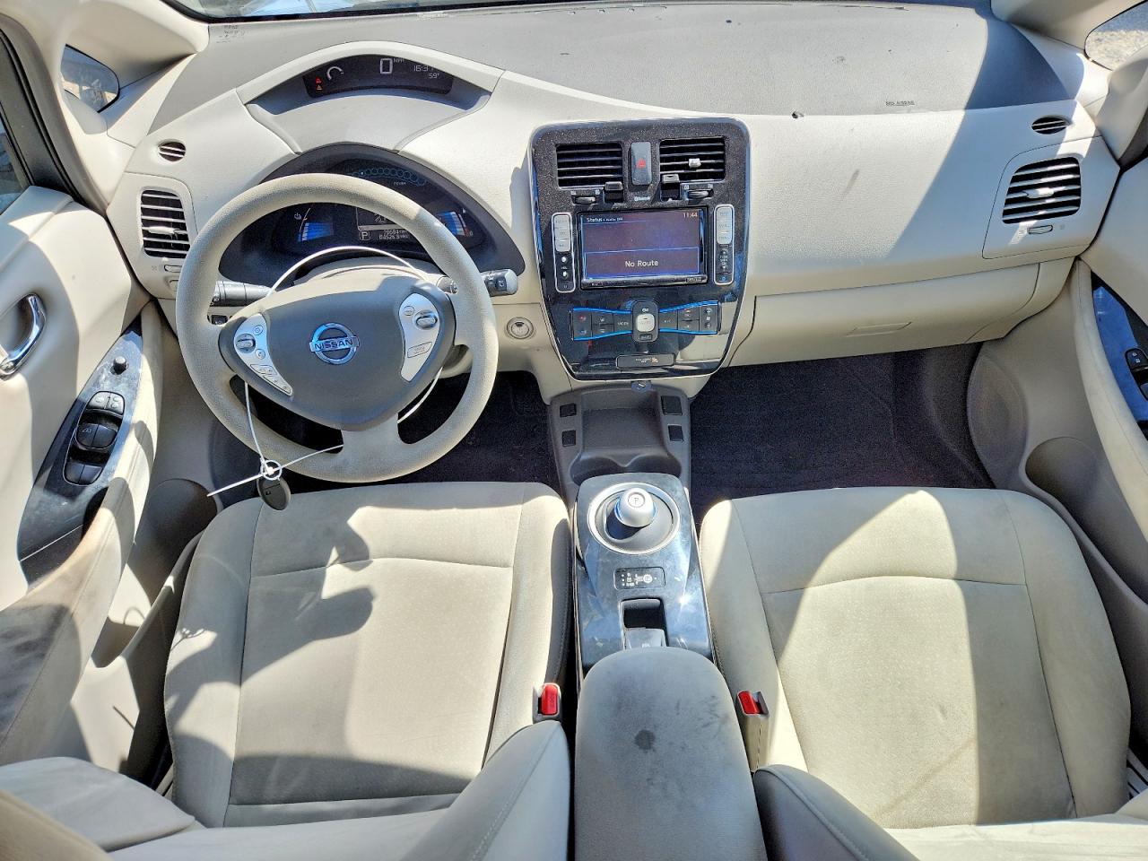 2011 Nissan Leaf Sv Silver vin: JN1AZ0CP4BT000834