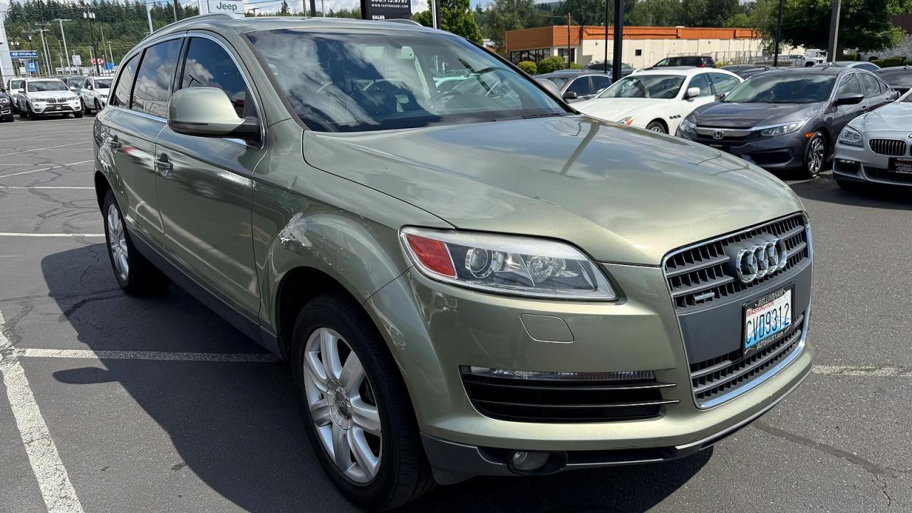 2007 Audi Q7 3.6 Quattro Premium Зеленый vin: WA1BY74L47D091995