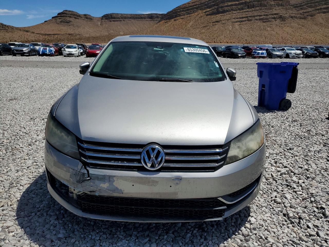 2013 Volkswagen Passat Se Silver vin: 1VWBP7A30DC118279