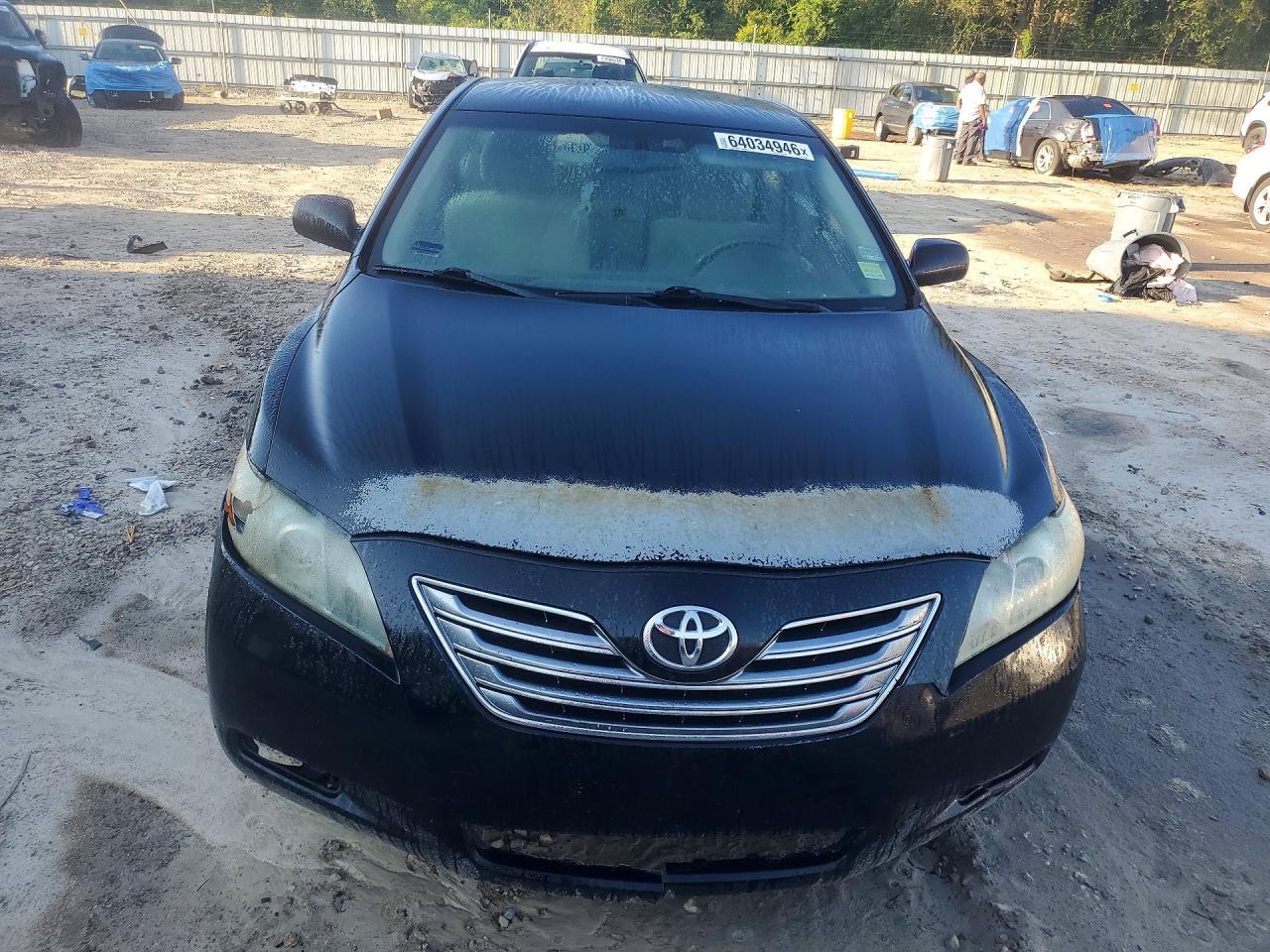 2007 Toyota Camry Hybrid Black vin: JTNBB46K873025624