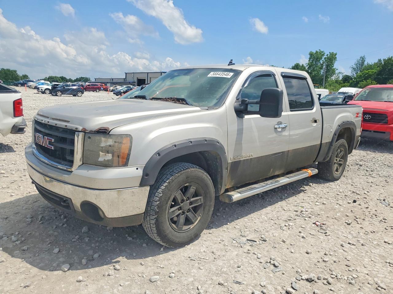 2008 Gmc Sierra K1500 Gray vin: 2GTEK13M481151346