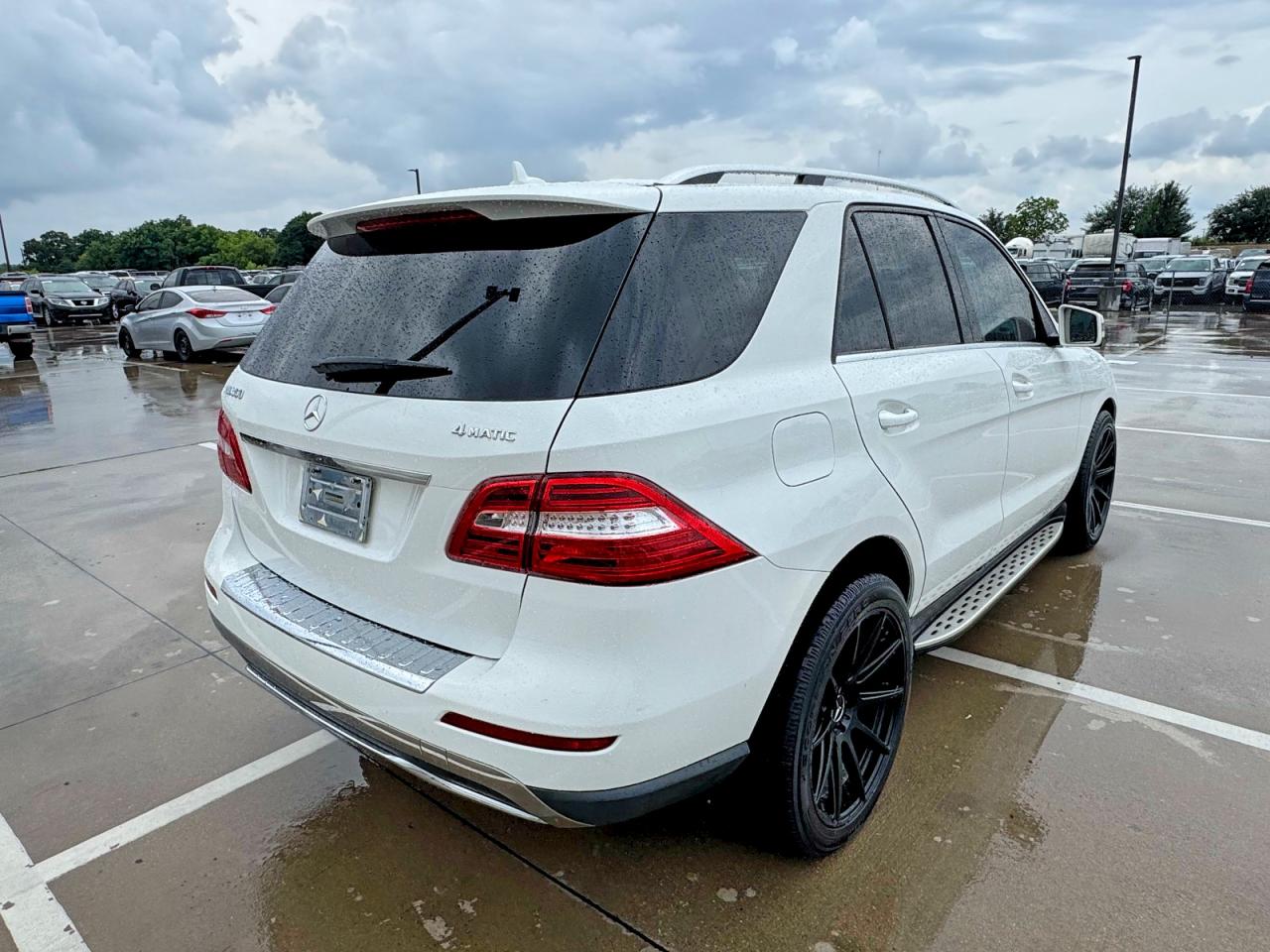 2015 Mercedes-benz Ml 350 4matic White vin: 4JGDA5HB0FA458220