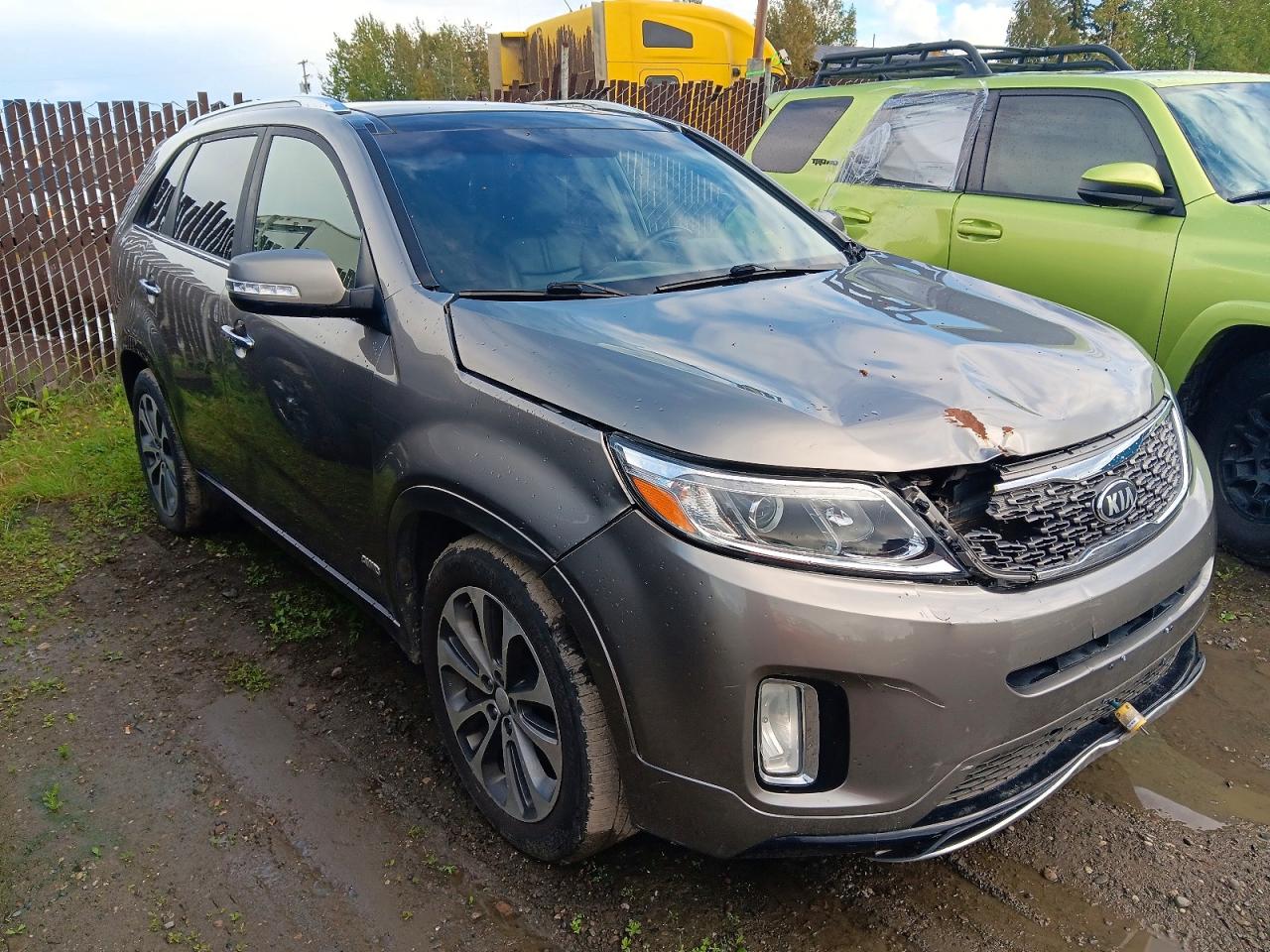 2014 Kia Sorento Sx Gray vin: 5XYKWDA70EG460724