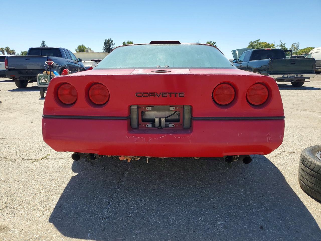 1986 Chevrolet Corvette Red vin: 1G1YY0784G5123135