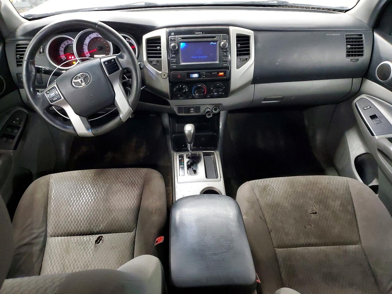 2013 Toyota Tacoma Double Cab Prerunner Silver vin: 3TMJU4GN6DM146570