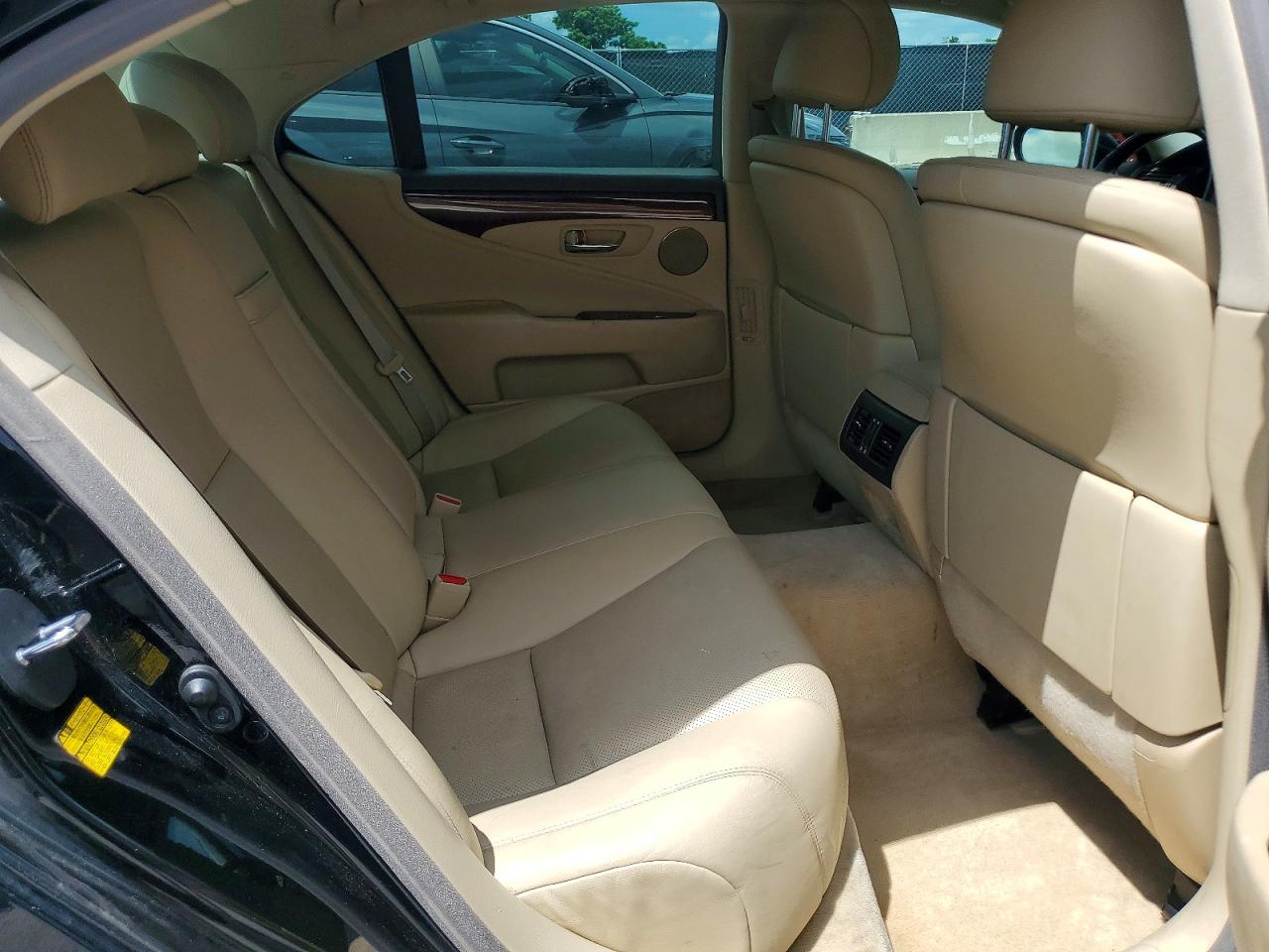 2008 Lexus Ls 460 Black vin: JTHBL46F685078234