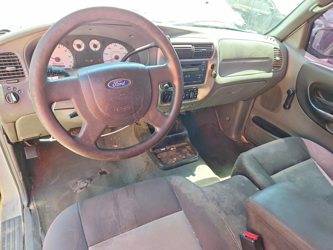 2005 Ford Ranger Super Cab White vin: 1FTYR44U65PA99726