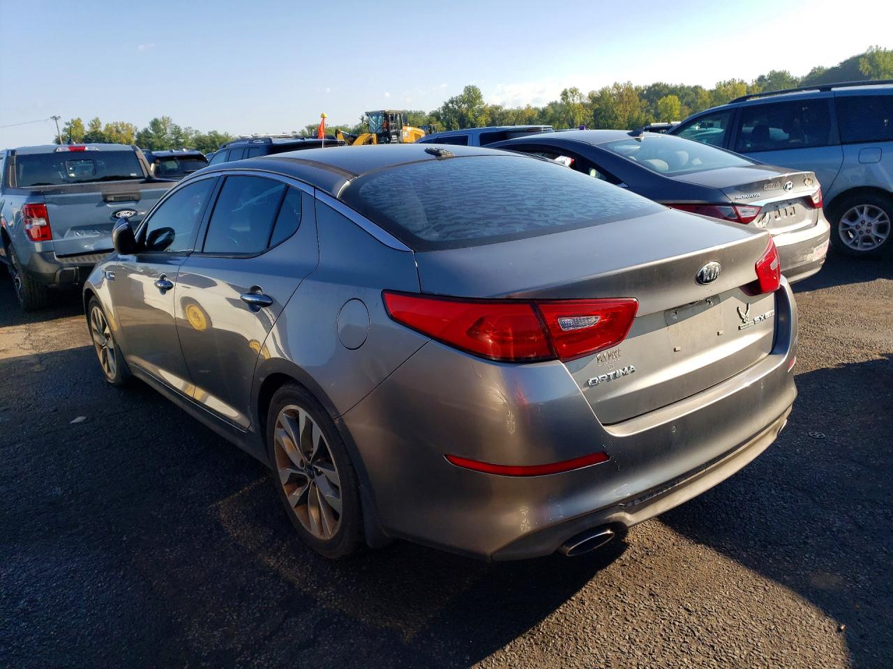 2014 Kia Optima Sx Gray vin: 5XXGR4A60EG305406