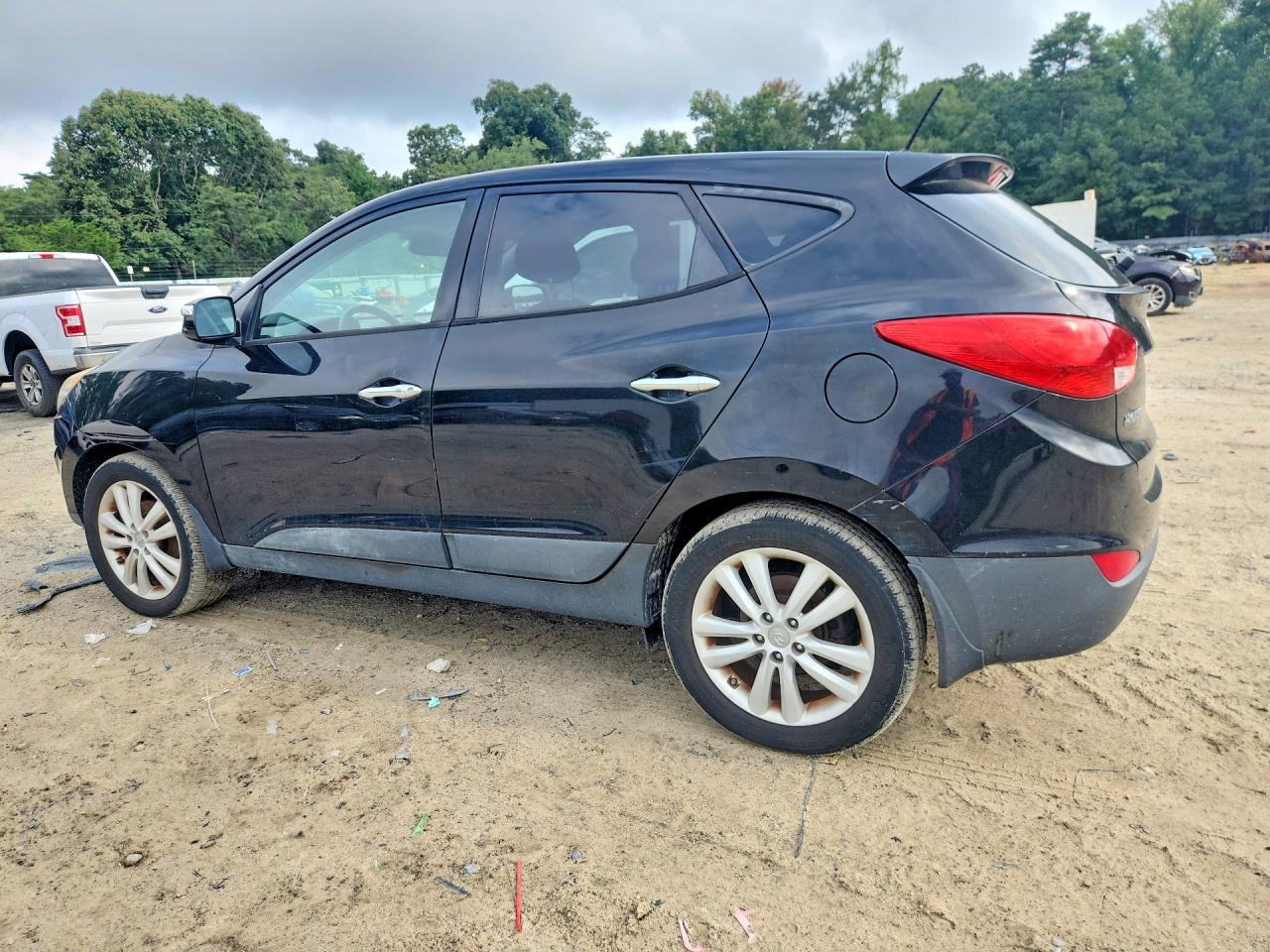 2013 Hyundai Tucson Limited Black vin: KM8JUCAC2DU726133