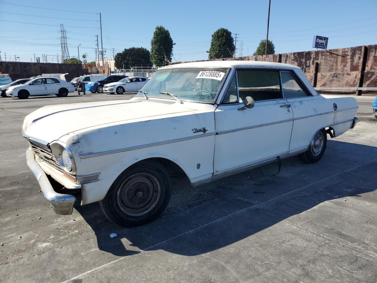 1964 Chevrolet Nova White vin: 40437N183096