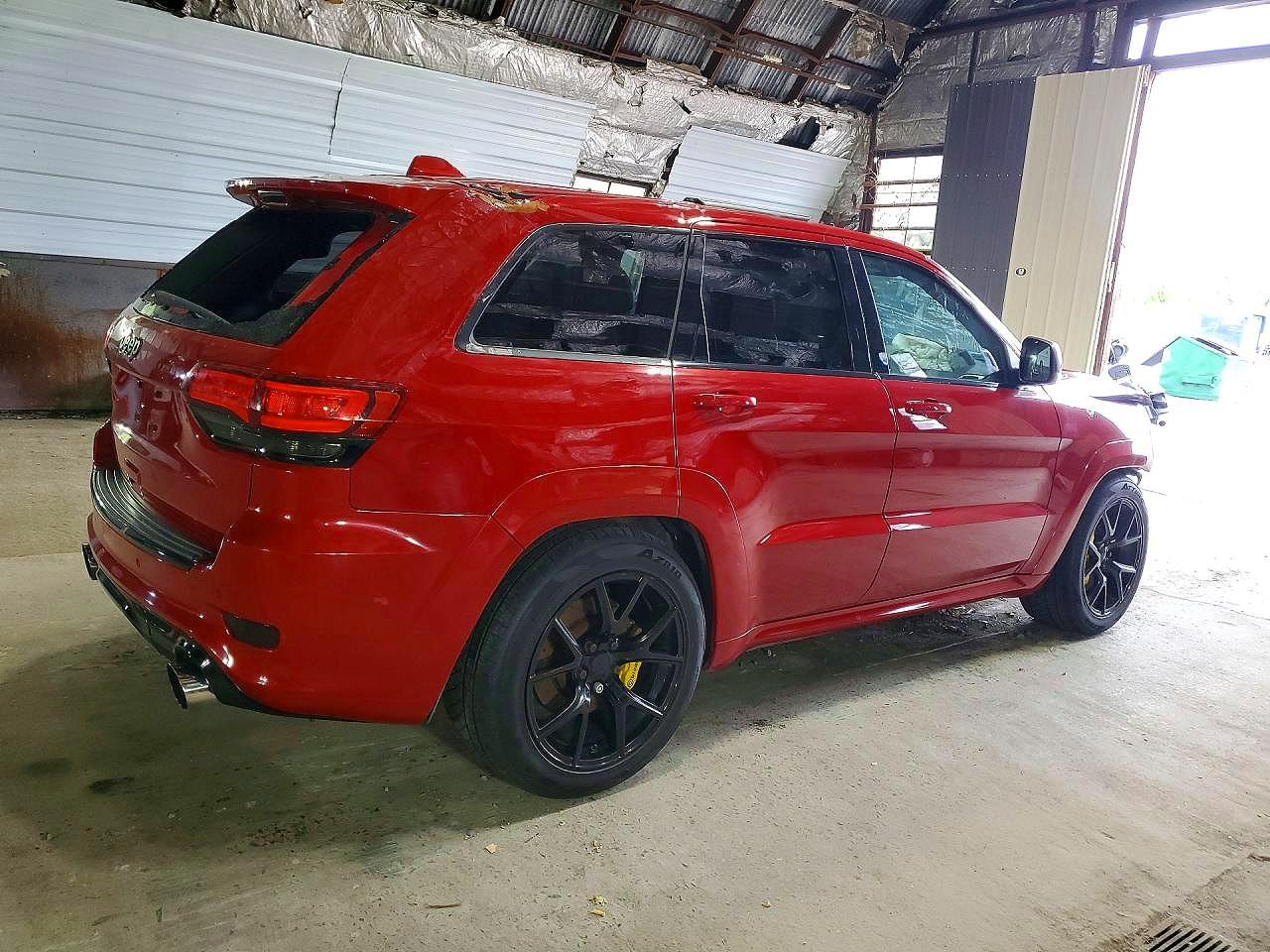 2014 Jeep Grand Cherokee Srt Red vin: 1C4RJFDJ6EC212661