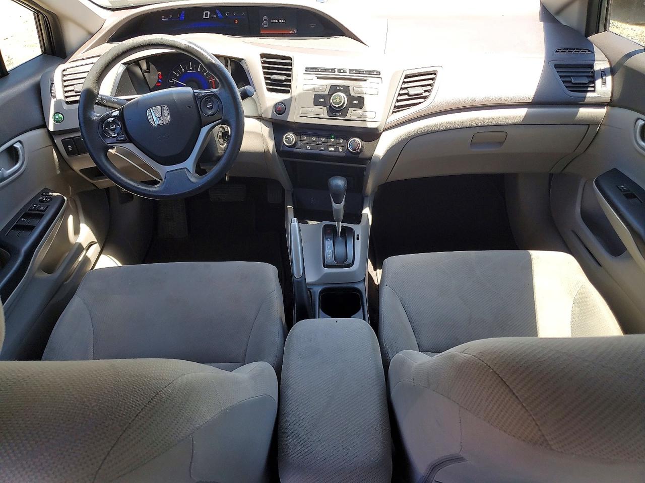 2012 Honda Civic Lx Gray vin: 2HGFB2F50CH313344