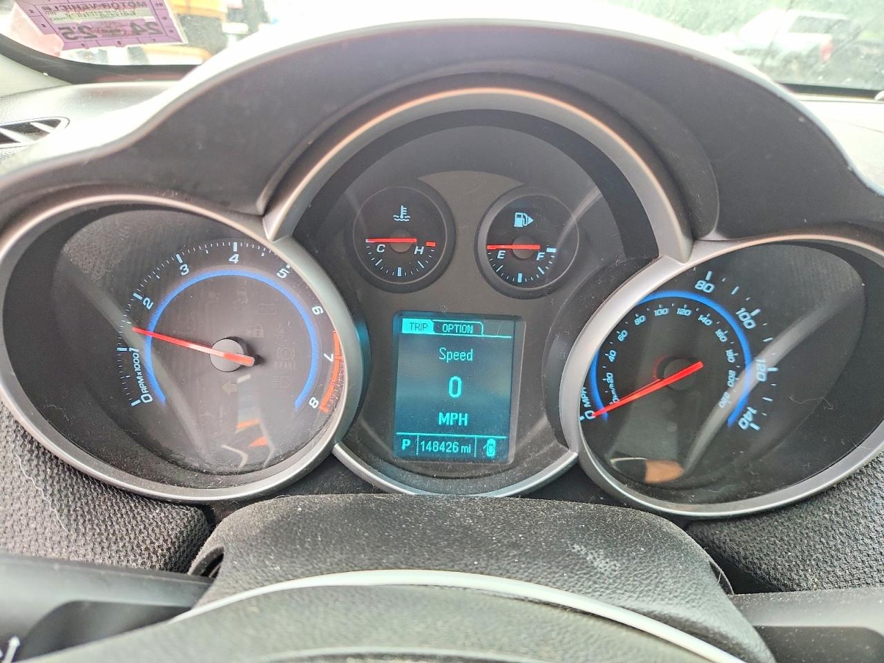 2014 Chevrolet Cruze Lt Red vin: 1G1PE5SB2E7312016