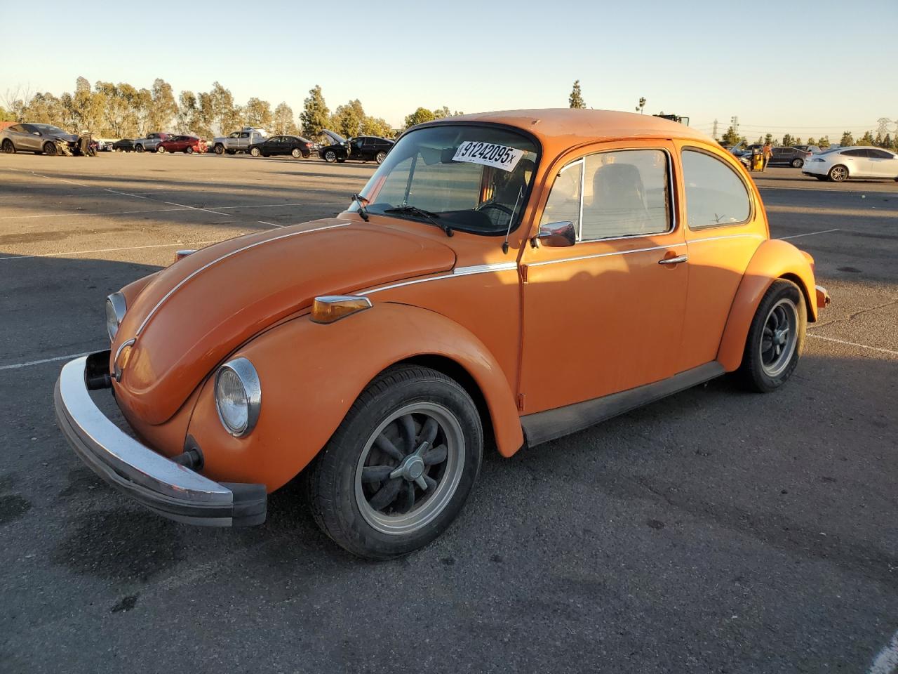1974 Volkswagen Beetle Orange vin: 1342101235