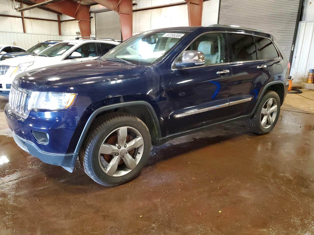 2012 Jeep Grand Cherokee Overland Blue vin: 1C4RJFCT4CC234822