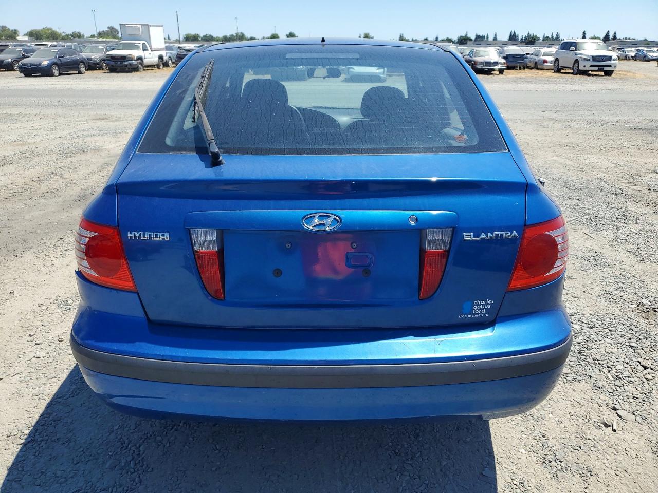 2006 Hyundai Elantra Gls Blue vin: KMHDN56D66U181290