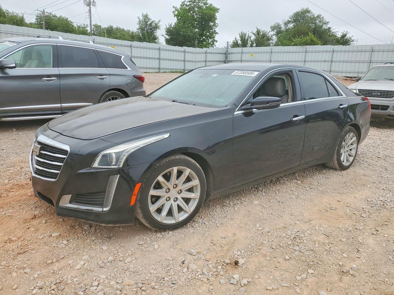 2015 Cadillac Cts Luxury Collection Black vin: 1G6AR5S38F0126150