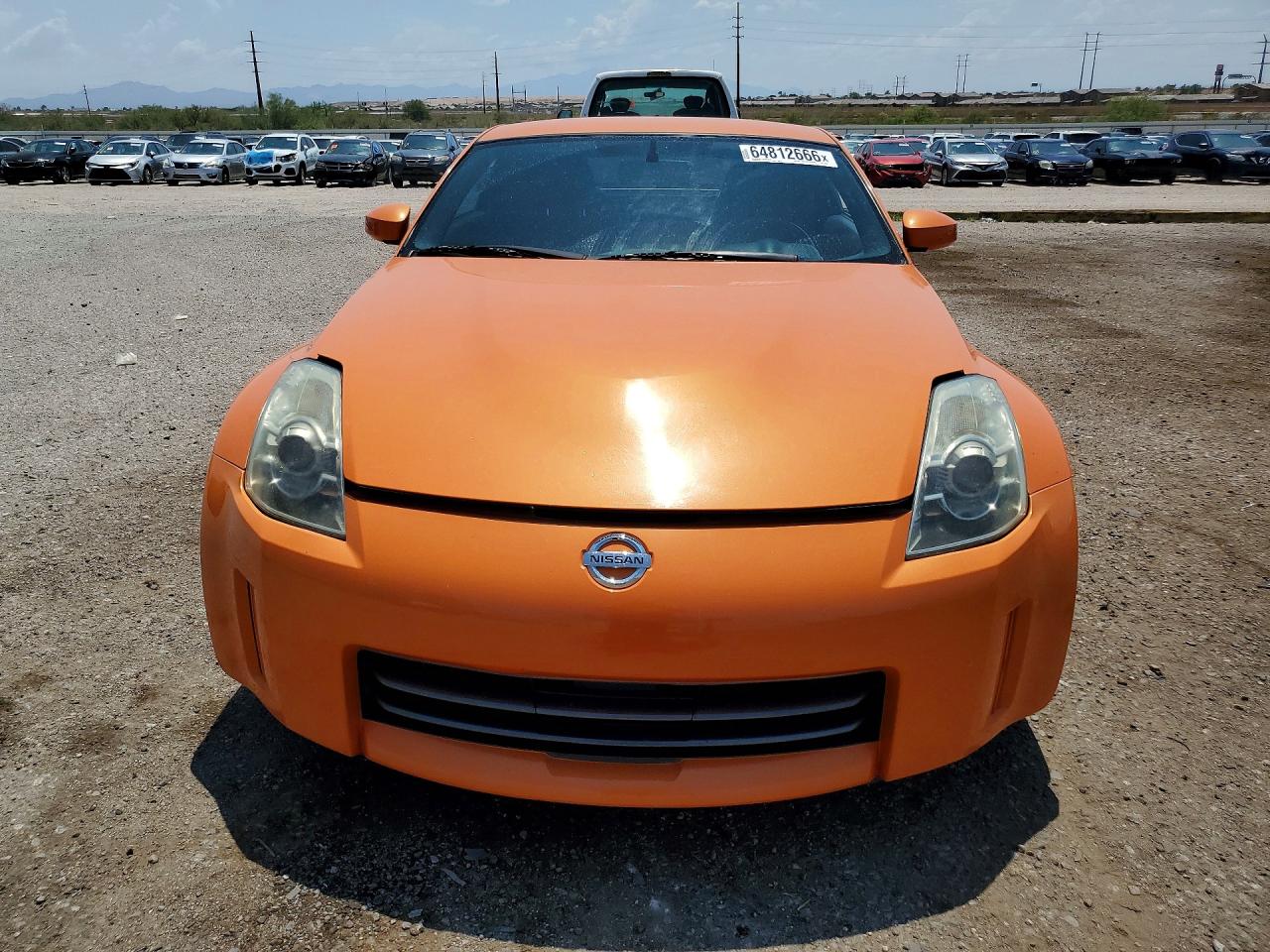 2007 Nissan 350z Base Orange vin: JN1BZ34D47M503954