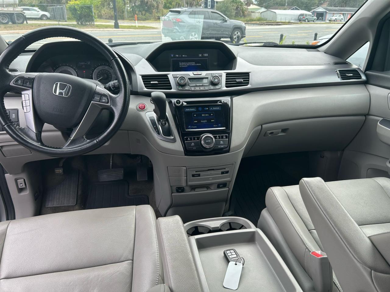 2014 Honda Odyssey Exl Silver vin: 5FNRL5H67EB115787