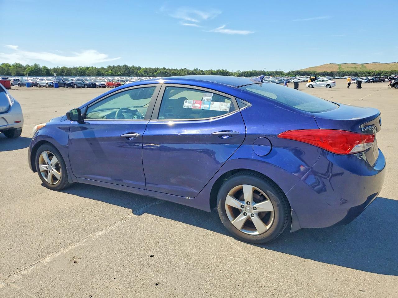 2013 Hyundai Elantra Gls Blue vin: 5NPDH4AE4DH303853