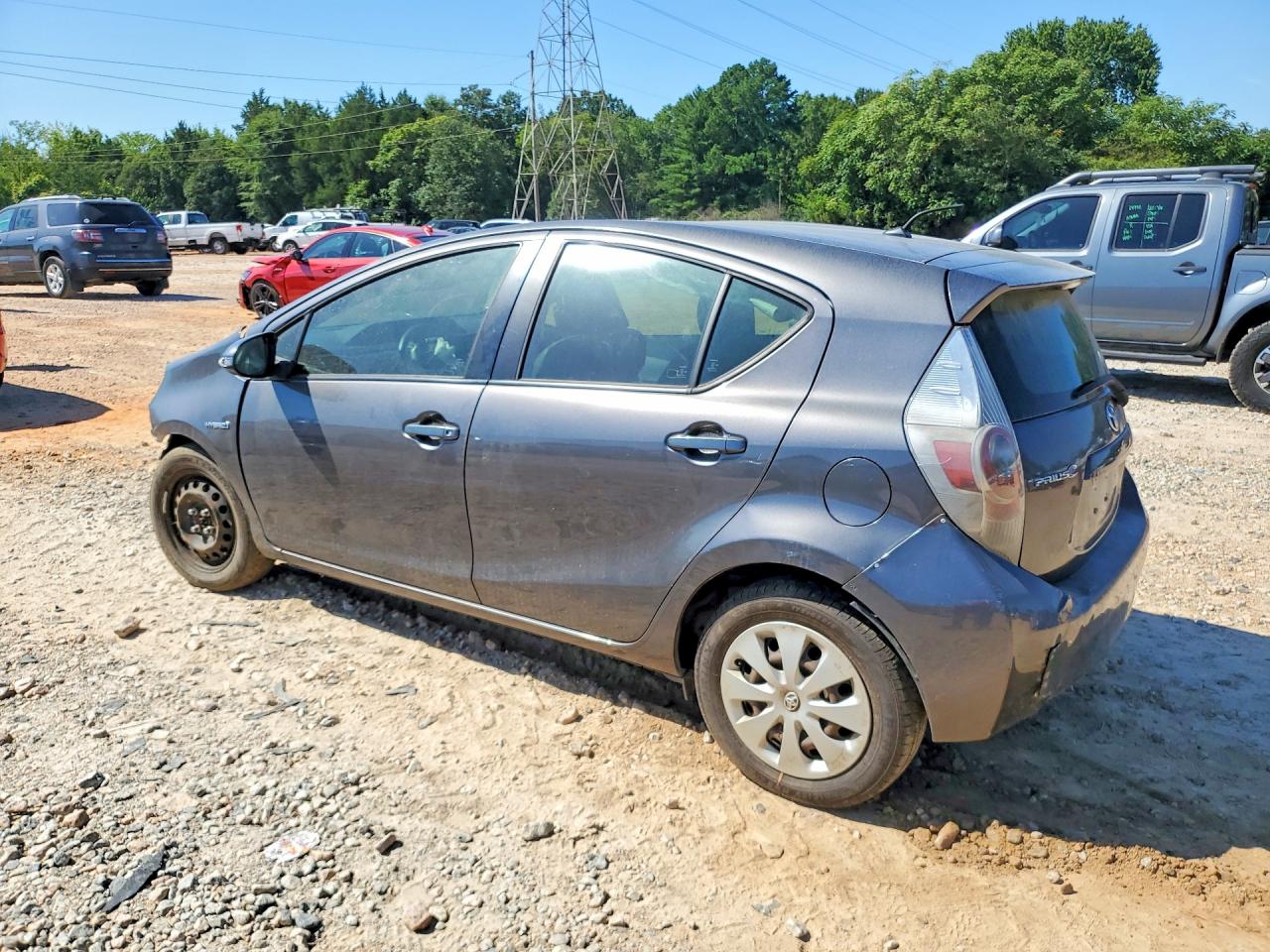 2013 Toyota Prius C One Gray vin: JTDKDTB38D1540010