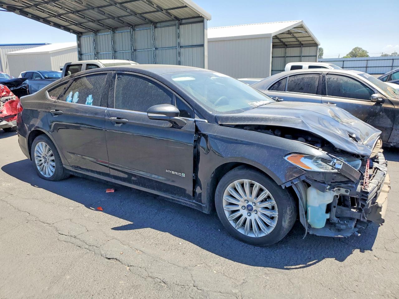 2014 Ford Fusion Se Hybrid Charcoal vin: 3FA6P0LUXER398738