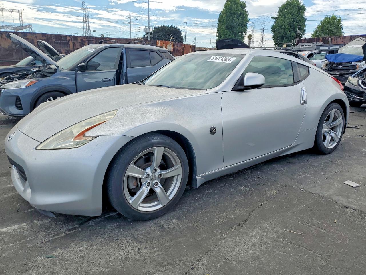 2011 Nissan 370z Base Silver vin: JN1AZ4EH1BM551116