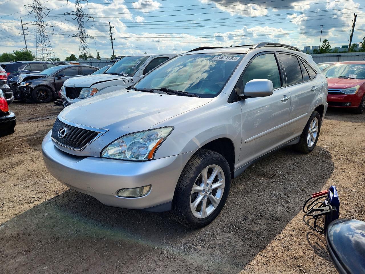 2009 Lexus Rx 350 Silver vin: 2T2GK31U39C067914