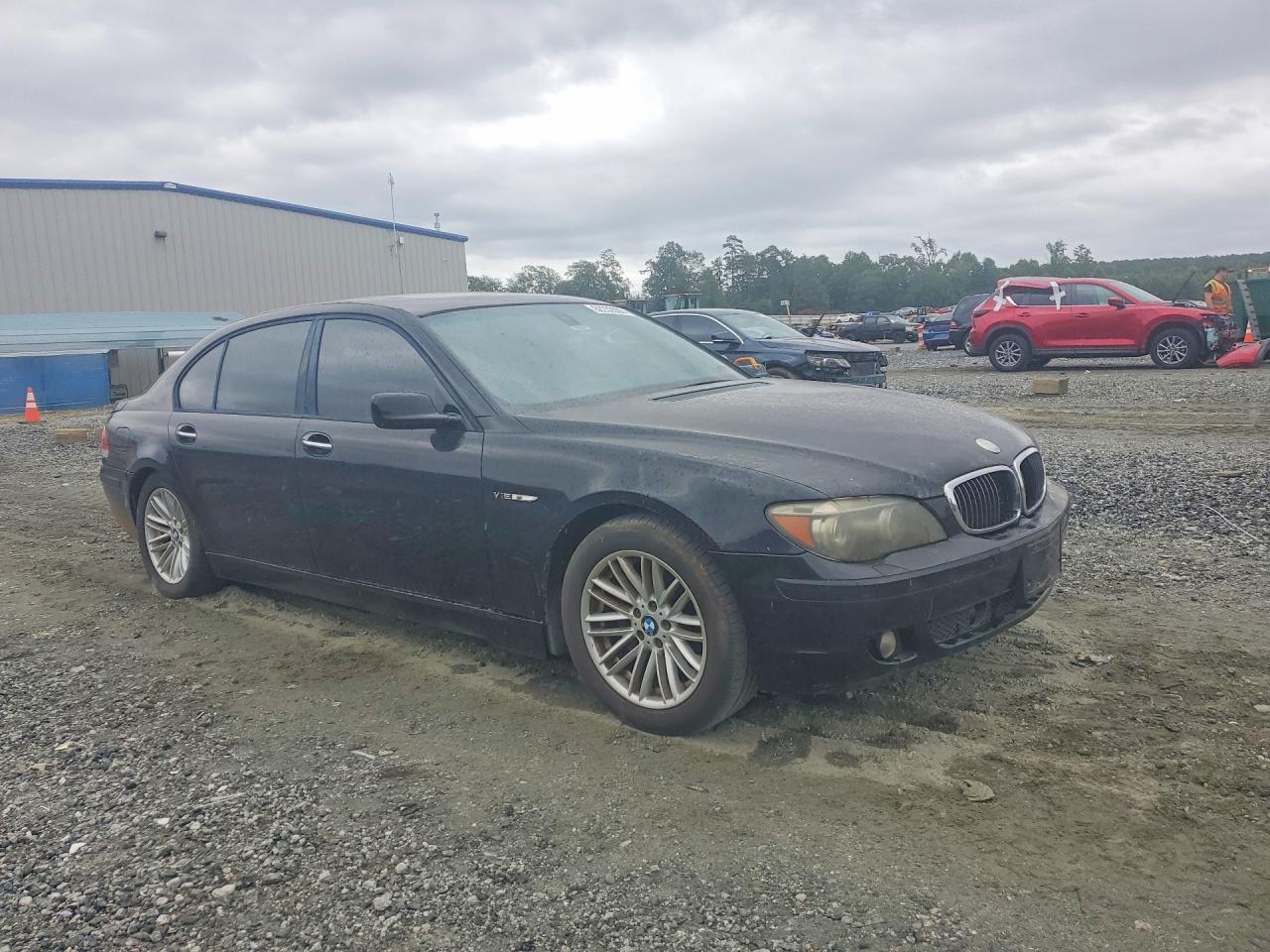 2008 Bmw 760 Li Black vin: WBAHN03538DD98899