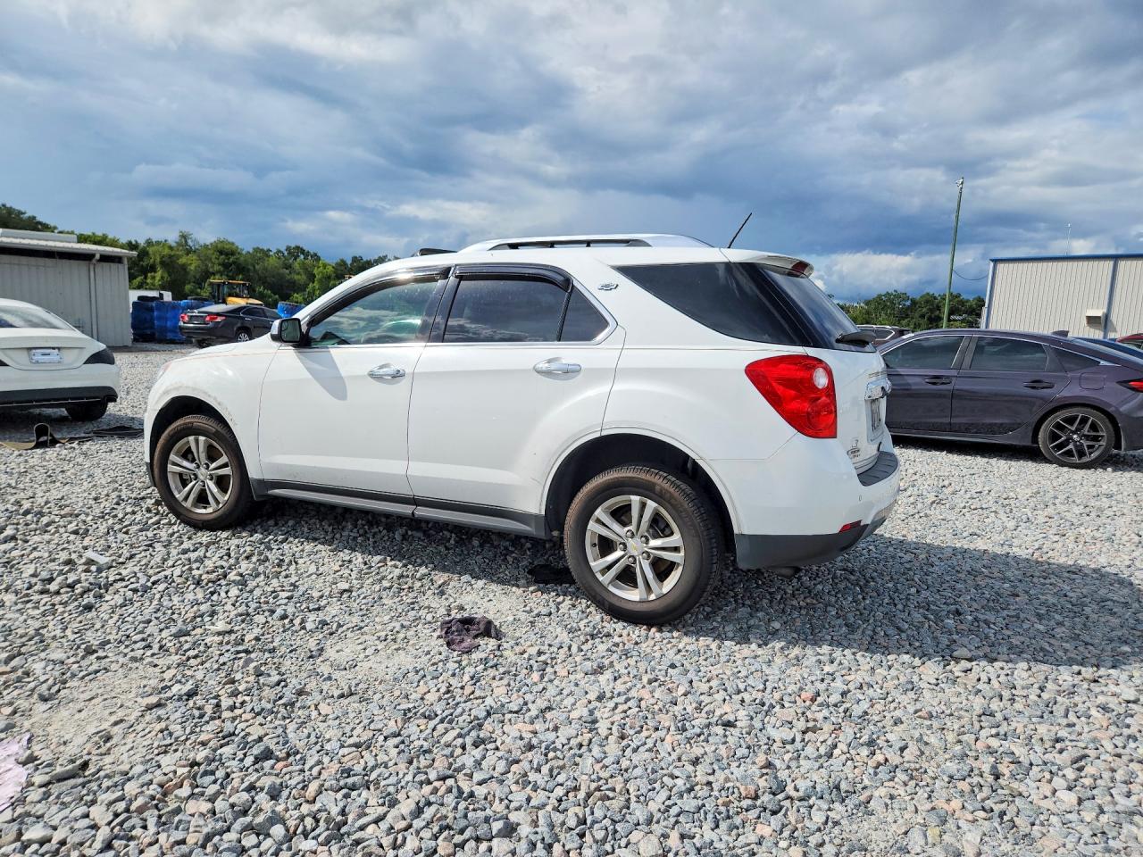 2013 Chevrolet Equinox Ltz White vin: 2GNALFEK2D6244536