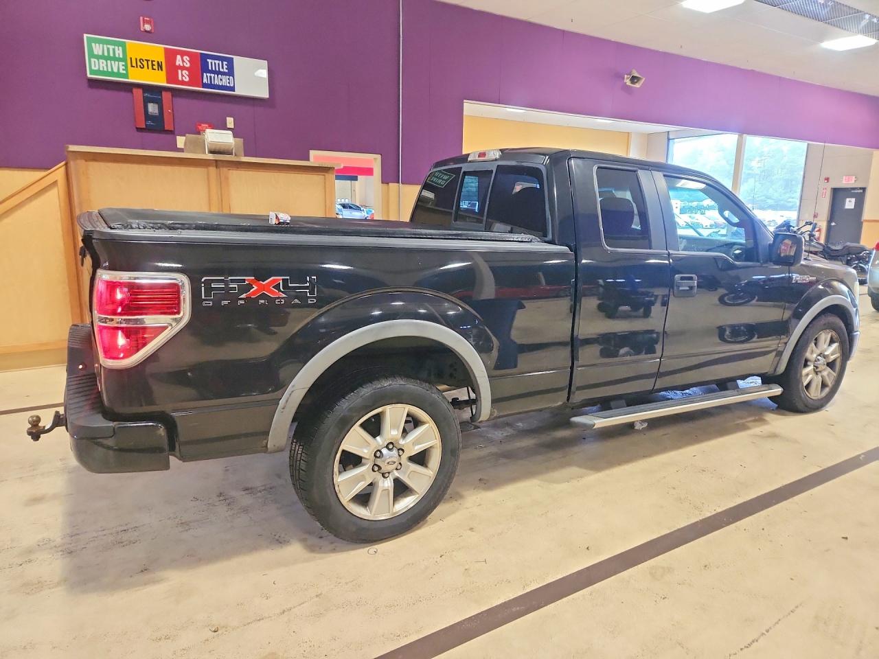 2010 Ford F150 Super Cab Black vin: 1FTFX1EV2AFC80437