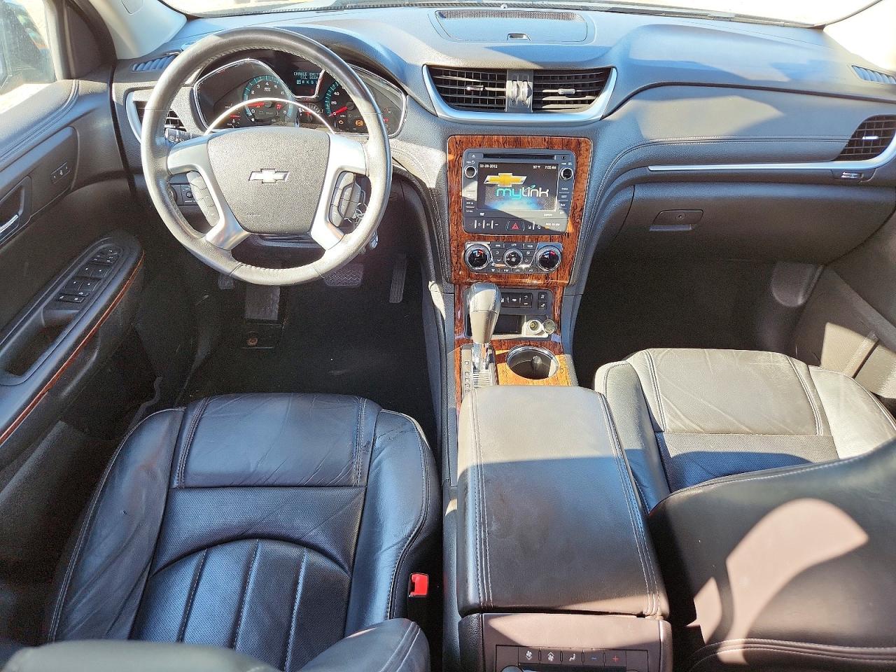 2014 Chevrolet Traverse Ltz Черный vin: 1GNKRJKD4EJ206113
