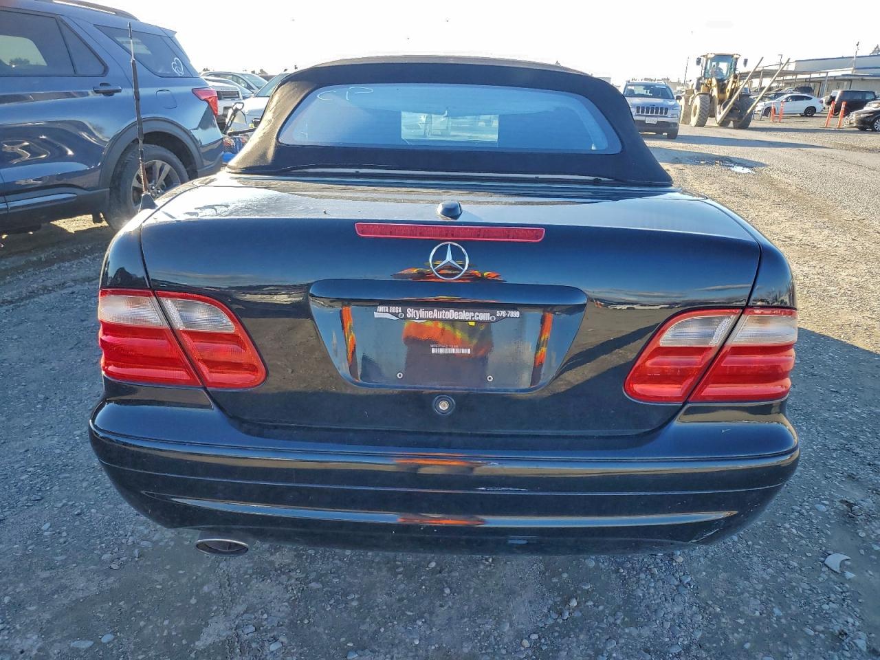 2002 Mercedes-benz Clk 430 Black vin: WDBLK70G42T112989