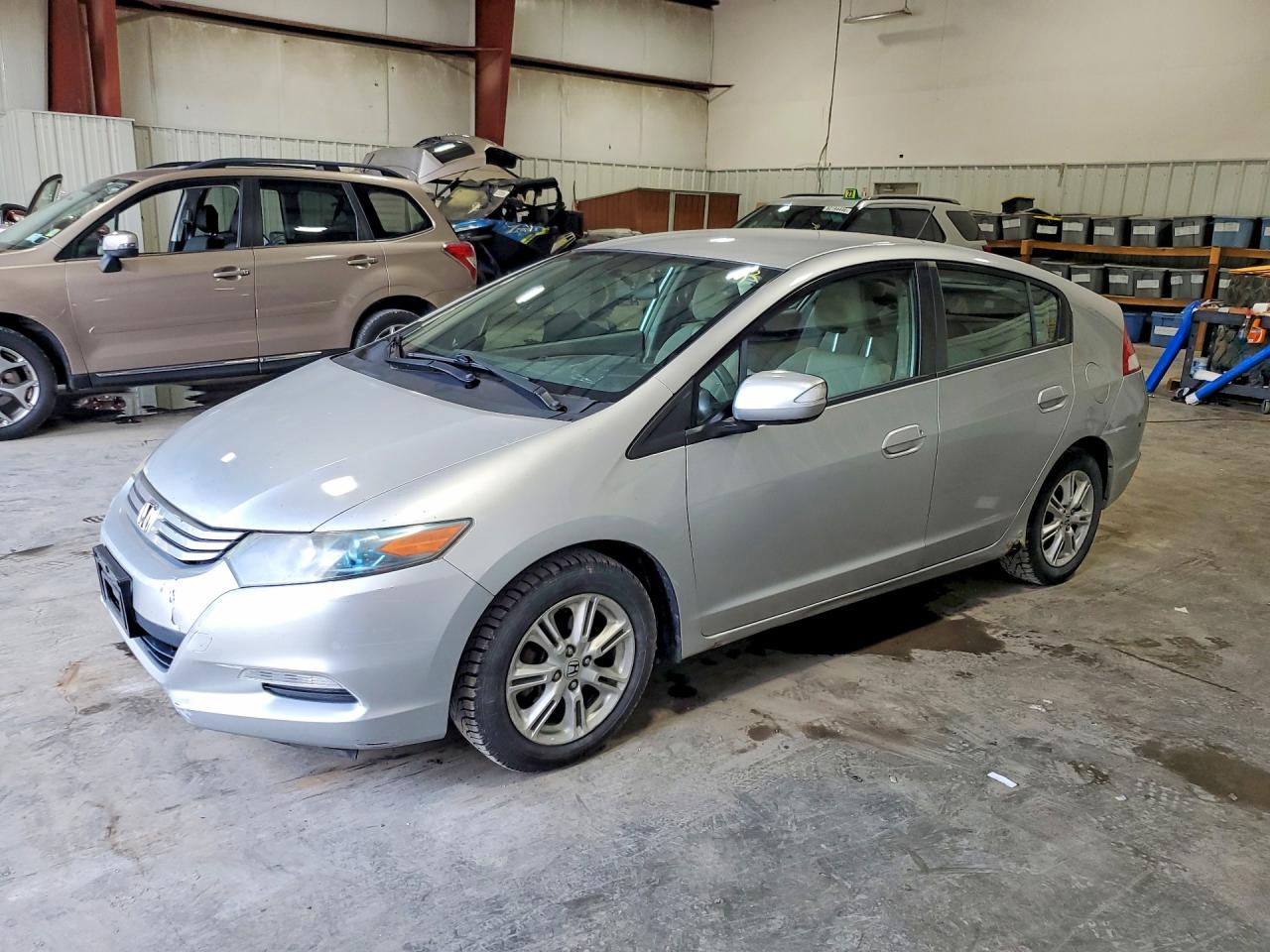 2010 Honda Insight Ex Silver vin: JHMZE2H77AS008333