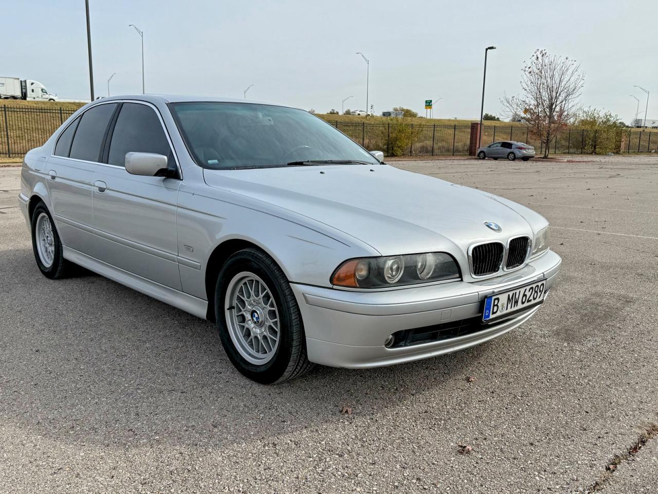 2002 Bmw 525 I Automatic Silver vin: WBADT43412GY96539