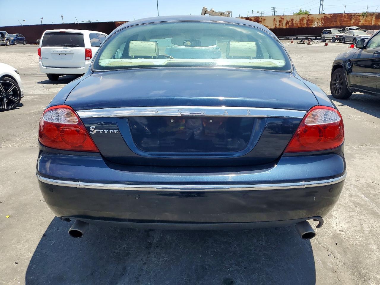 2007 Jaguar S-type Blue vin: SAJWA01A97FN73857