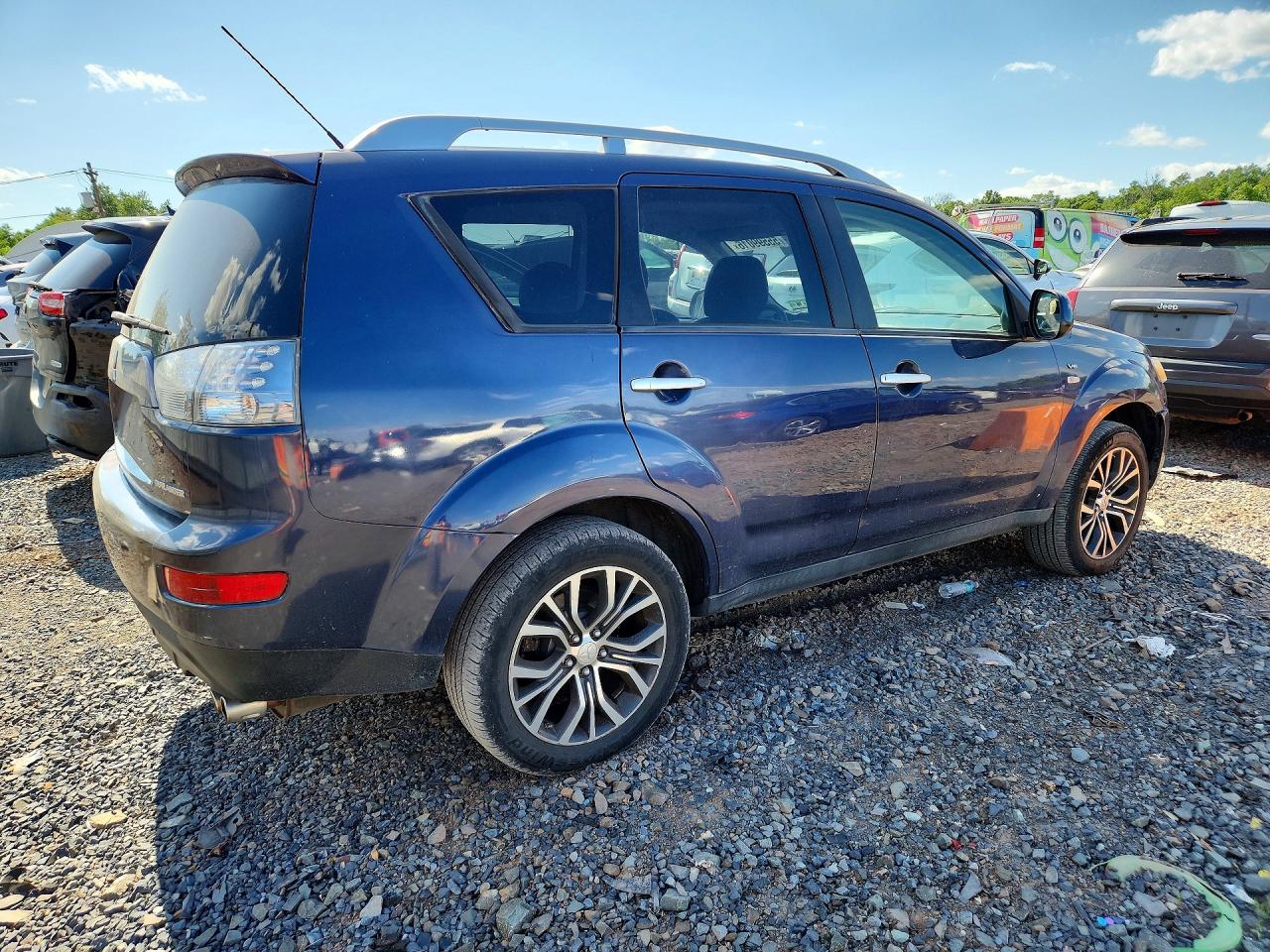 2008 Mitsubishi Outlander Xls Blue vin: JA4MT41XX8Z002724