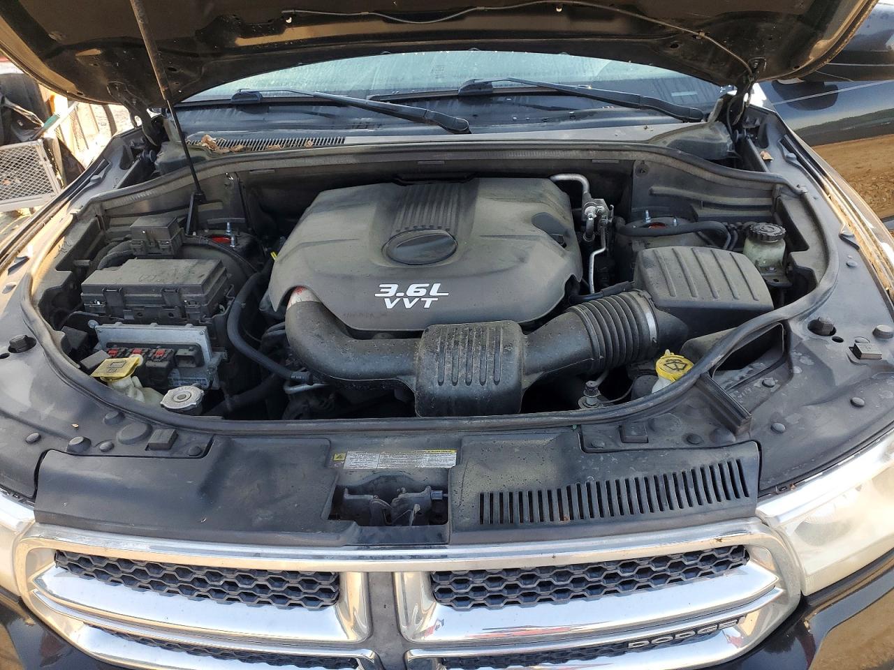 2012 Dodge Durango Sxt Black vin: 1C4RDJAG5CC195755