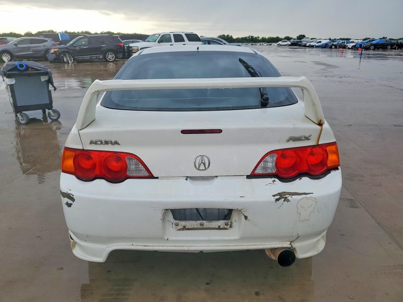 2004 Acura Rsx White vin: JH4DC548X4S005740