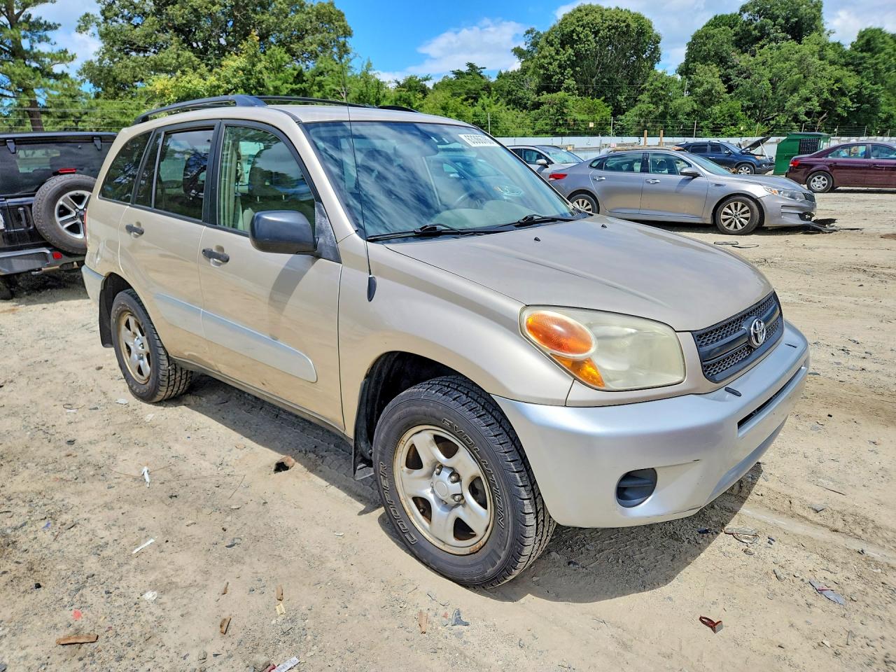 2004 Toyota Rav4 Base Gold vin: JTEHD20VX40020224
