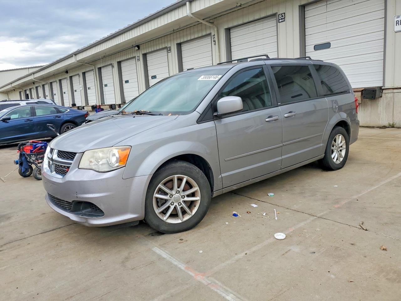 2014 Dodge Grand Caravan Sxt Серый vin: 2C4RDGCGXER163264