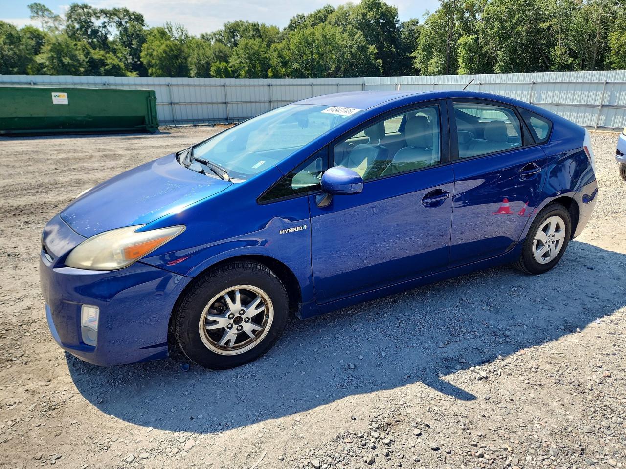 2010 Toyota Prius Iii Blue vin: JTDKN3DU1A0212710
