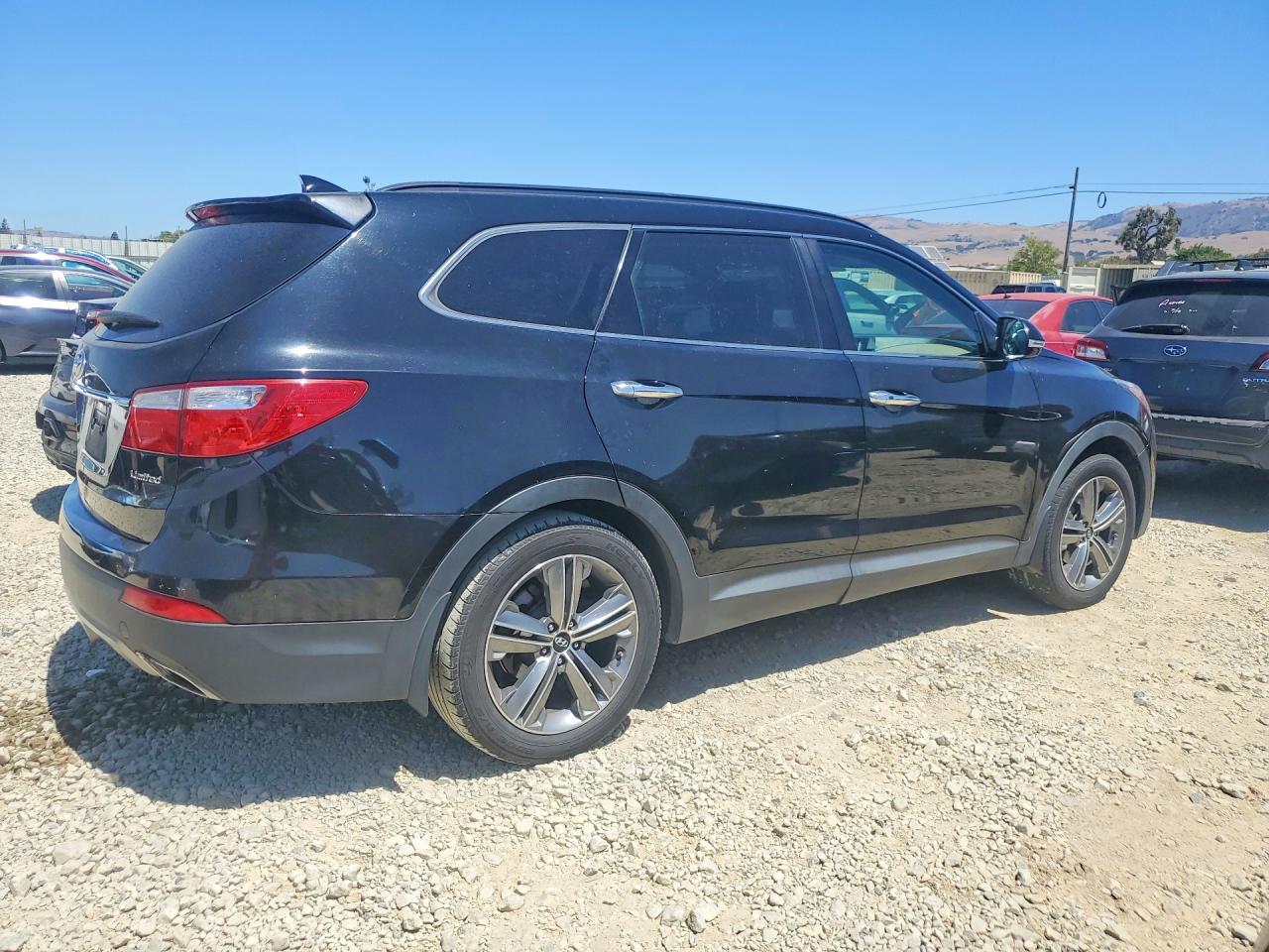 2015 Hyundai Santa Fe Limited Black vin: KM8SN4HFXFU113445